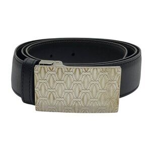 Cartier Happy Birthday Reversible Belt Leather Accessories Black